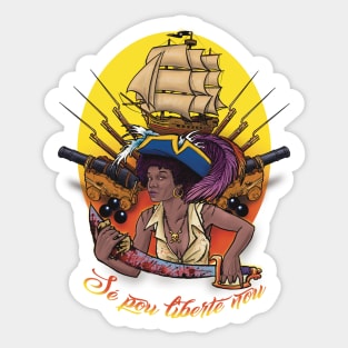 creole pirate Sticker